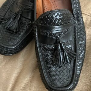 Florsheim Black Leather Men’s Loafers with Tassels